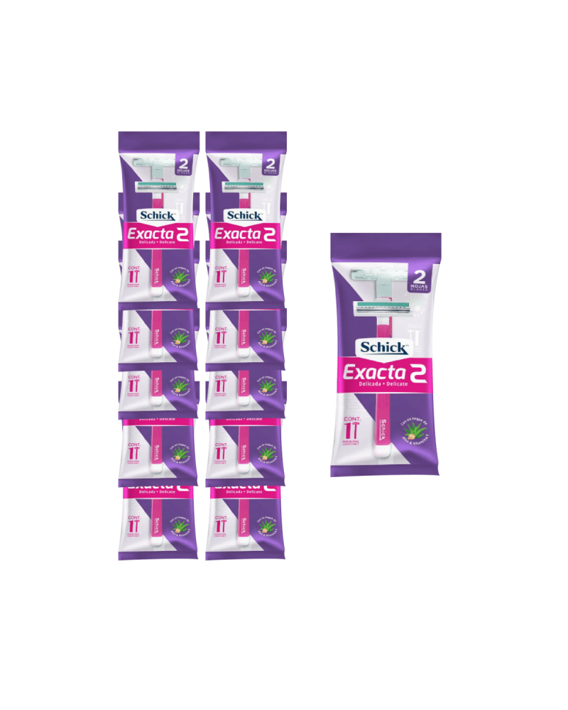 Schick 2 Hojas Dama X12