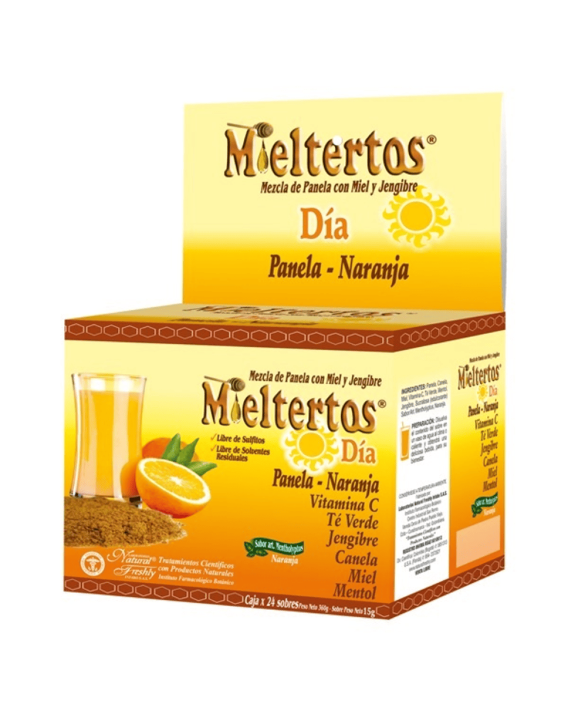 Mieltertos Gripa Dia Naranja-Jengibre X24 Sob