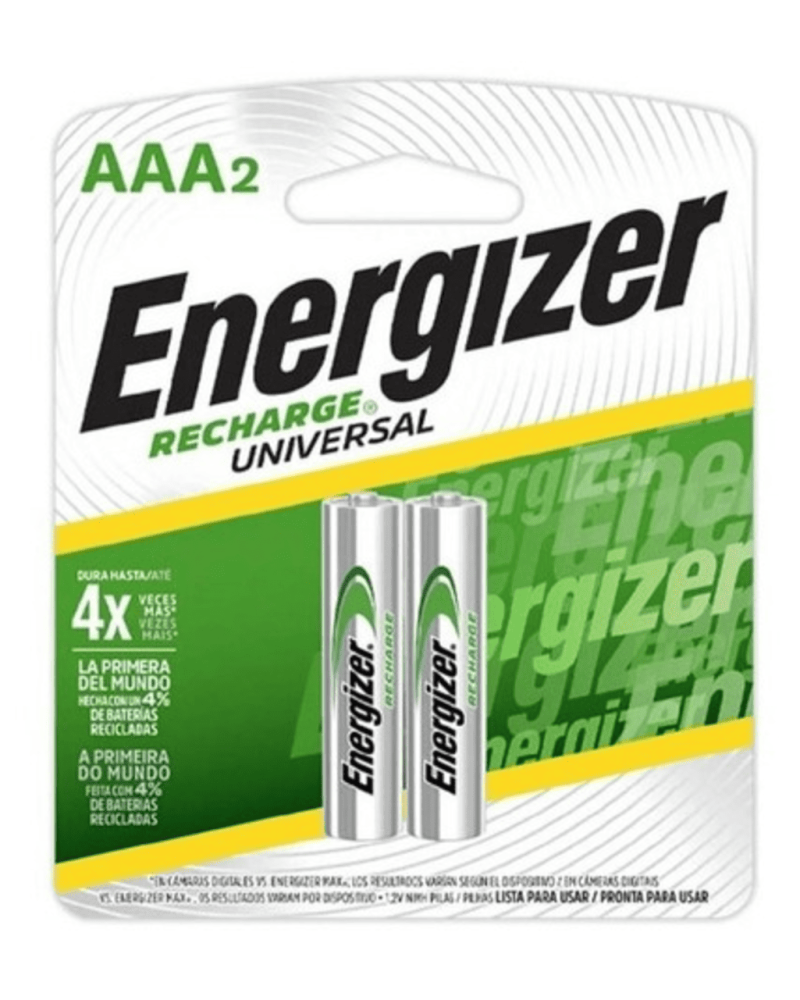 Energizer Recargable Aaa Tarj X2