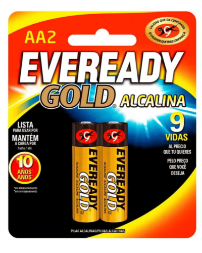 Eveready Gold Aa Tarjeta X2