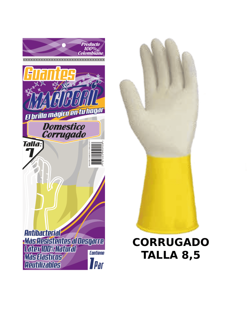 Guante Magicbril Corrugado Talla 8,5